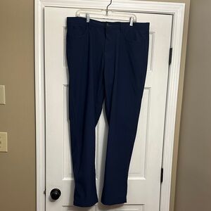 Men's Twillory Performance Navy Blue Chinos